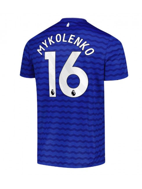 Everton Vitaliy Mykolenko #16 Replika Hemmakläder 2025-26 Kortärmad Everton Vitaliy Mykolenko #16 Replika Hemmakläder 2025-26 Kortärmad